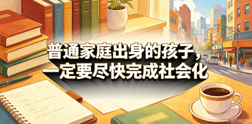 付费文章：普通家庭出身的孩子，一定要尽快完成社会化-惠声资源站