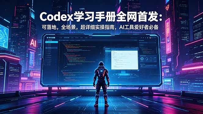 Codex学习手册全网首发：可落地，全场景，超详细实操指南，AI工具爱好者必备-惠声资源站