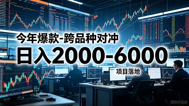 今年爆款-跨品种对冲日入2000-6000，项目落地！-惠声资源站