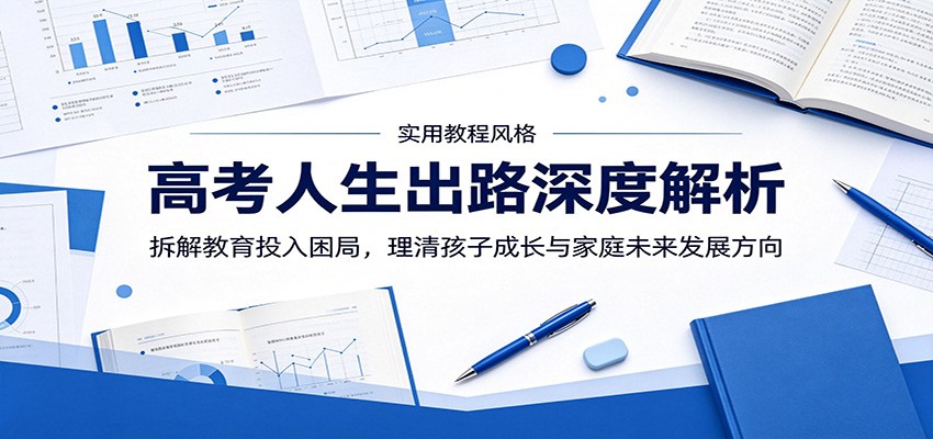 高考人生出路深度解析：拆解教育投入困局，理清孩子成长与家庭未来发展方向-惠声资源站