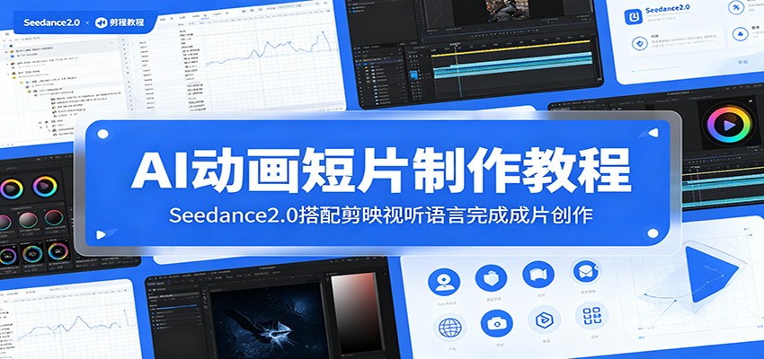 AI动画短片制作教程：Seedance2.0搭配剪映视听语言完成成片创作-惠声资源站