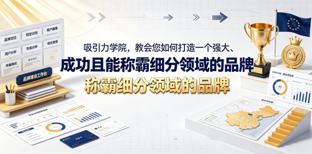 吸引力学院，教会您如何打造一个强大、成功且能称霸细分领域的品牌！【原创双语字幕】-惠声资源站