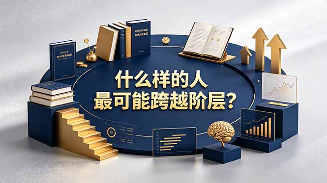付费文章：什么样的人最可能跨越阶层？具备这五种特质，普通人也能顺利跨越阶层-惠声资源站