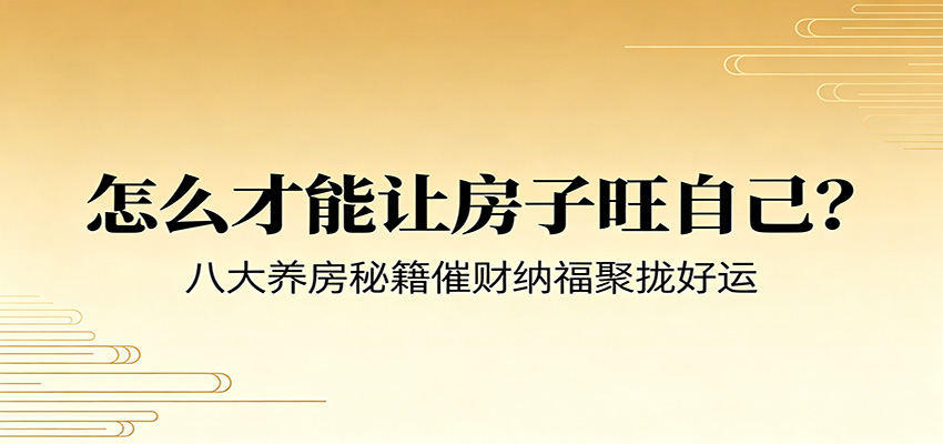 付费文章《怎么才能让房子旺自己？》八大养房秘籍催财纳福聚拢好运-惠声资源站