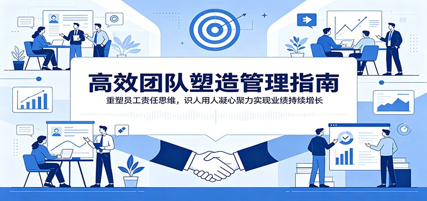 高效团队塑造管理指南：重塑员工责任思维，识人用人凝心聚力实现业绩持续增长-惠声资源站