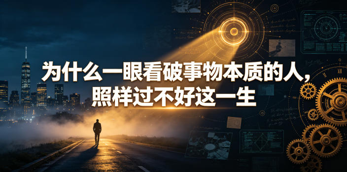 付费文章：为什么一眼看破事物本质的人，照样过不好这一生-惠声资源站