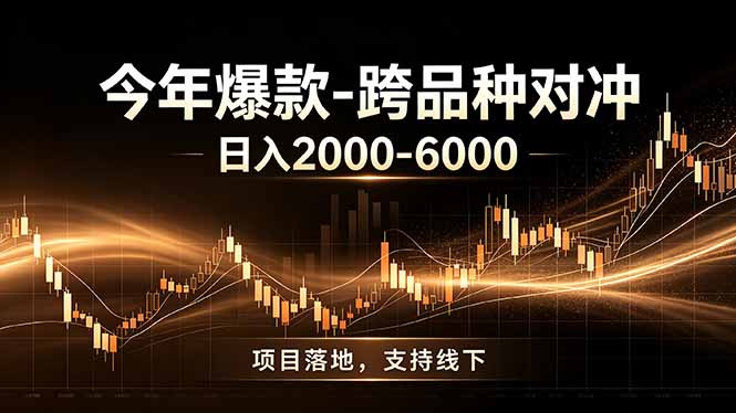 全新跨品种对冲模式上线！日稳定盈利 2000-6000，合规长久可批量放大-惠声资源站