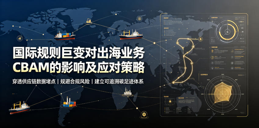 国际规则巨变对出海业务CBAM的影响及应对策略，帮助企业穿透供应链数据堵点，规避合规风险-惠声资源站