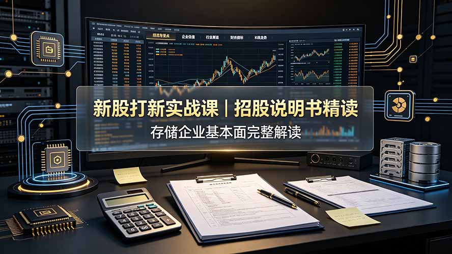 付费文章：新股打新实战课｜招股说明书精读，存储企业基本面完整解读-惠声资源站