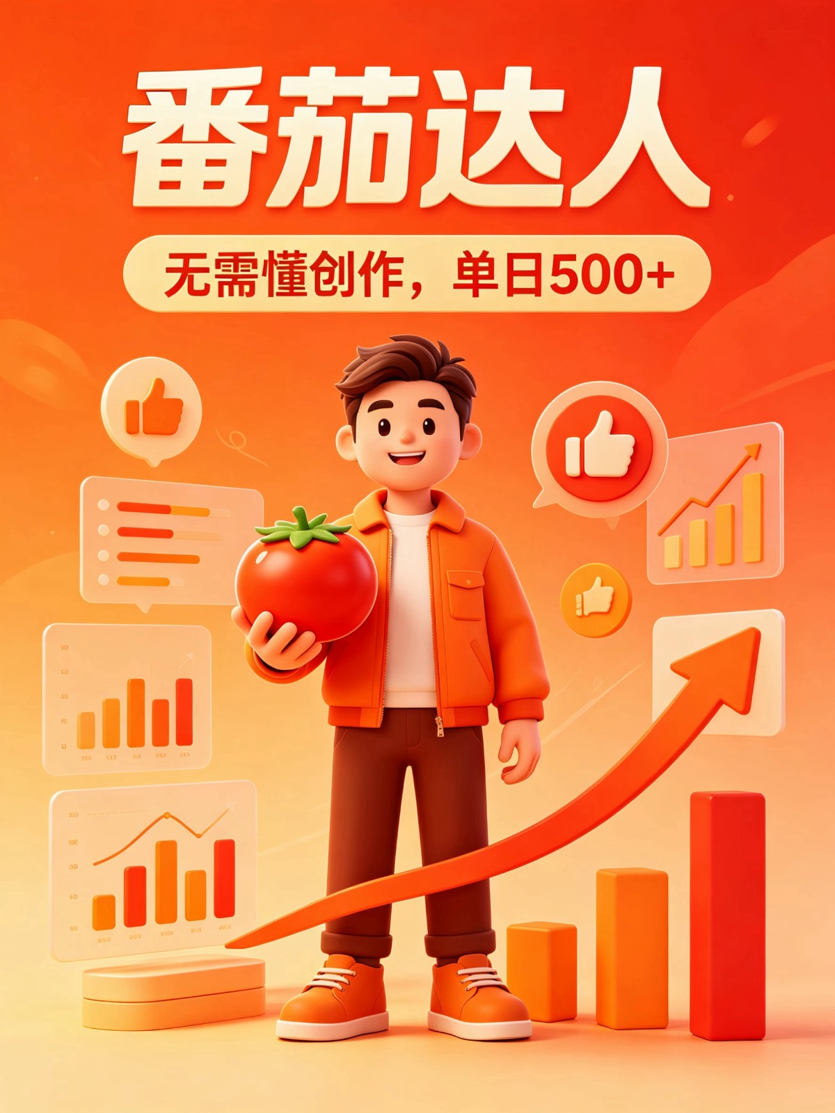 番茄小说达人全自动变现，普通人轻松日入500+-惠声资源站