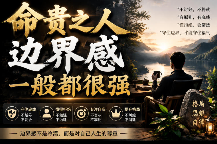 付费文章：命贵之人，边界感一般都很强-惠声资源站