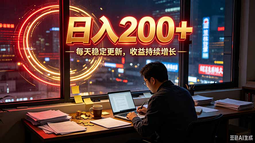 番茄达人变现新玩法，全自动运行 每日300+-惠声资源站