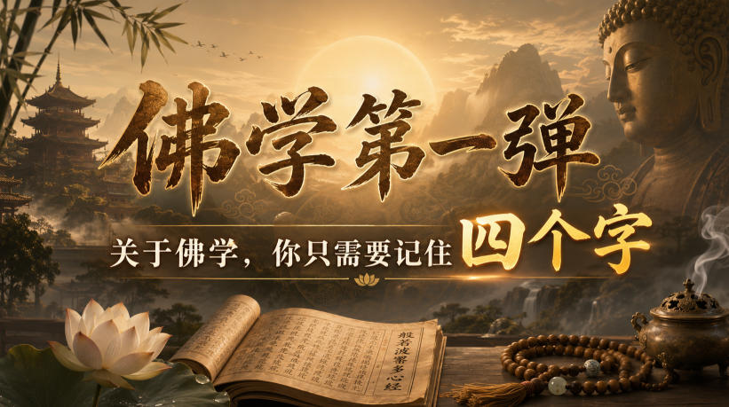 付费文章：佛学第一弹，关于佛学，你只需要记住四个字-惠声资源站
