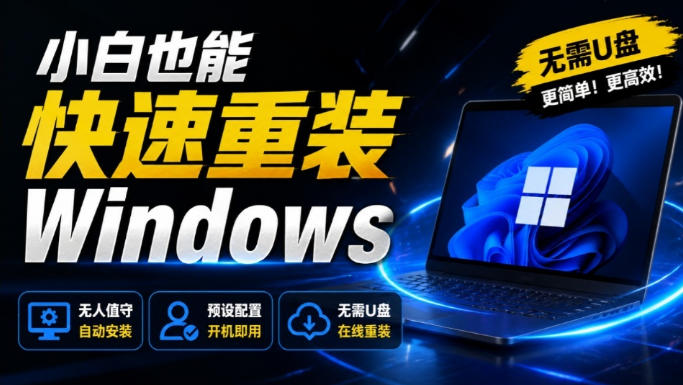 免U盘重装！这工具让小白也可快速重装Windows，支持无人值守配置，数据无忧CmzPrep_Rev2-惠声资源站
