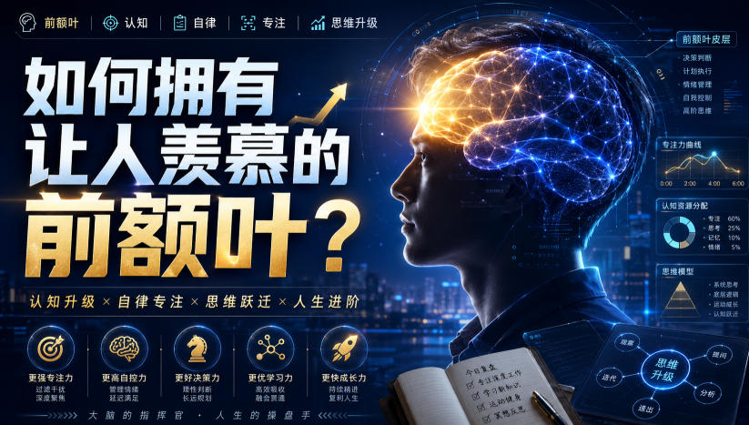 付费文：如何拥有让人羡慕的前额叶？-惠声资源站