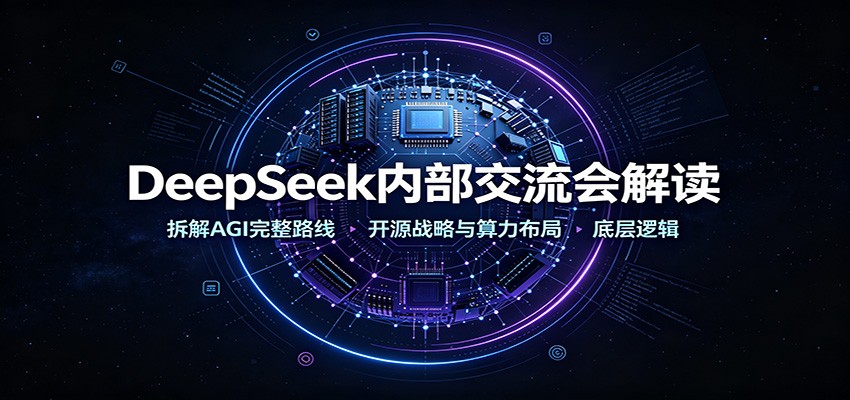 DeepSeek内部交流会解读：拆解AGI完整路线，开源战略与算力布局底层逻辑-惠声资源站