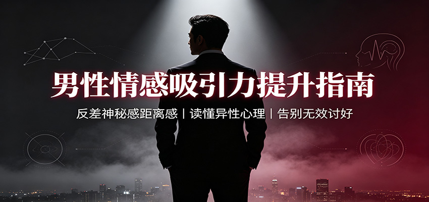 男性情感吸引力提升指南：反差神秘感距离感，读懂异性心理，告别无效讨好-惠声资源站