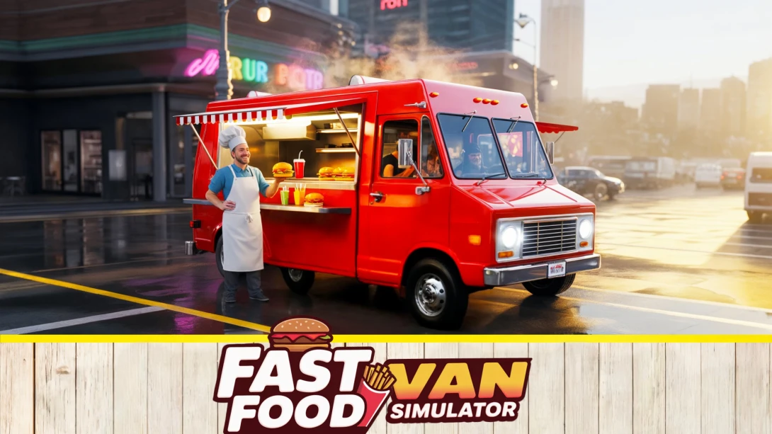 【美版】快餐车模拟器 Fast Food Van Simulator 英语-惠声资源站