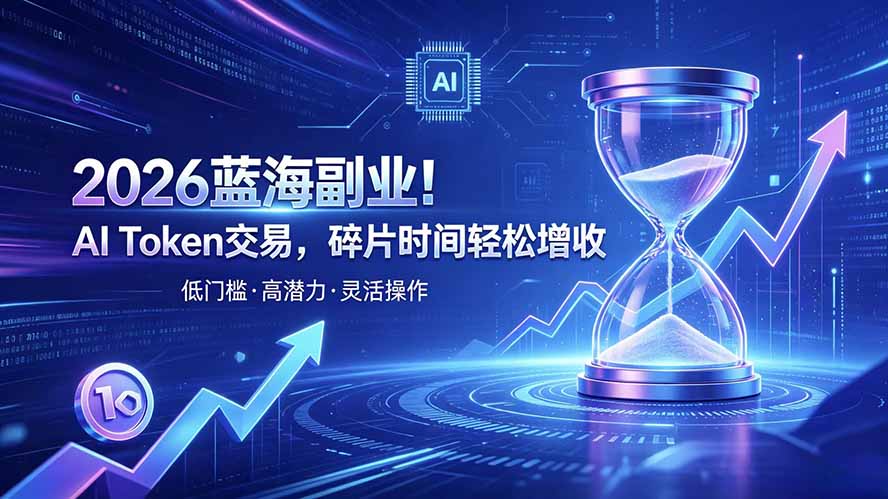 AI Token算力赛道！普通人可入局的数字副业-惠声资源站