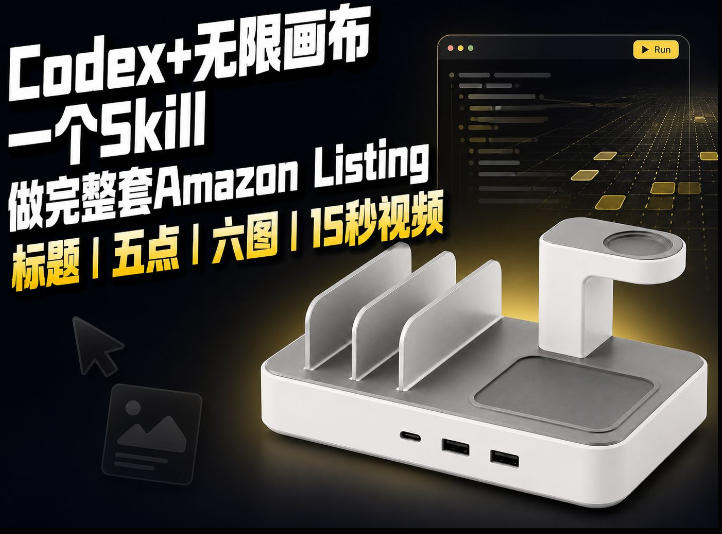 我用一个Codex Skill做完Amazon Listing：标题、五点、六图和视频全流程-惠声资源站
