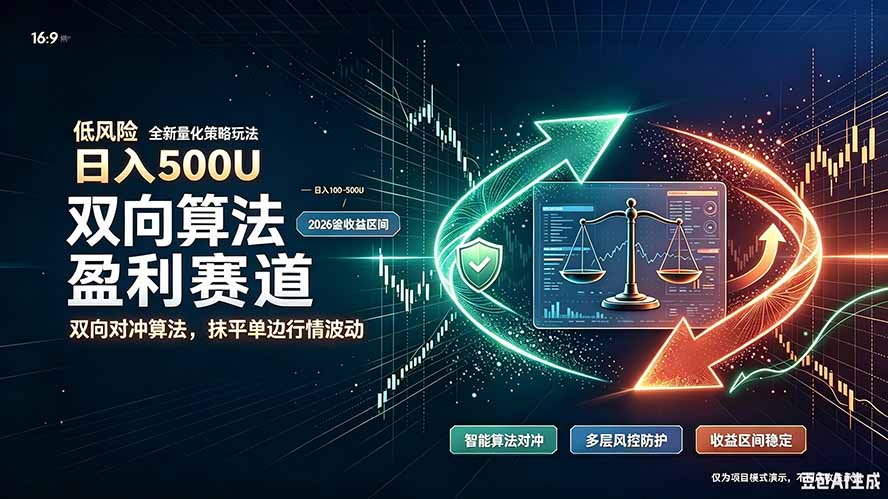 算法对冲/EA量化，日入500刀，躺着赚钱！你把它当做“自动提款机”，它把你就爆了-惠声资源站