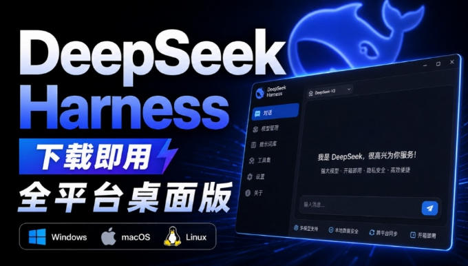 Github上近20万Stars，Harness现在可以双击运行使用了，Harness全平台桌面版-惠声资源站