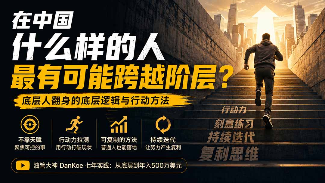 付费文章：在中国什么样的人最有可能跨越阶层？底层人翻身的方法！-惠声资源站