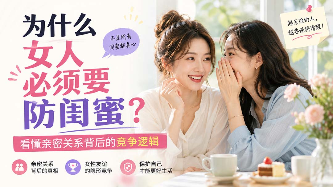付费文章：为什么女人必须要防闺蜜？看懂亲密关系背后的竞争逻辑-惠声资源站