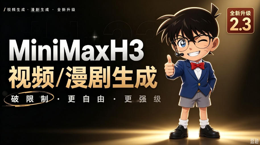 【MiniMaxH3一键懒人整合包】AI视频/漫剧生成工具，支持30_40_50显卡，ComfyUI整合包安装部署！最低8g显存也能跑！-惠声资源站