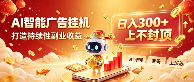 告别手动干活！AI自动化，解锁线上被动收益-惠声资源站