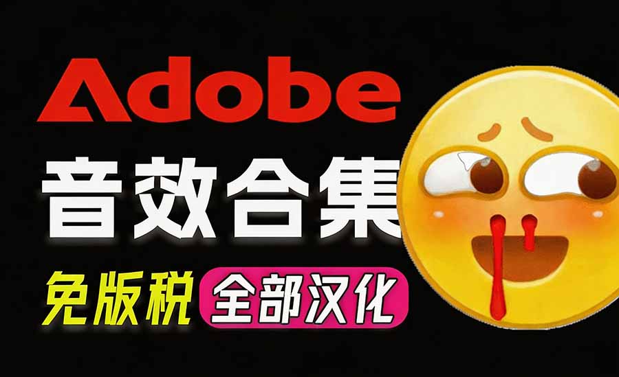 请称爆硬盘！Adobe 和 达芬奇 官方提供的高品质免版税音效库， 10000+ 免费商用音效合集，已离线打包-惠声资源站